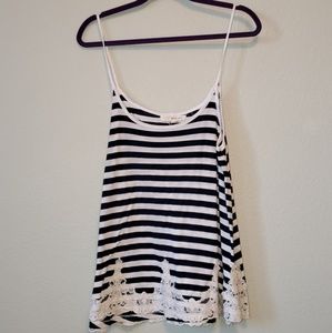 Nautical lace top